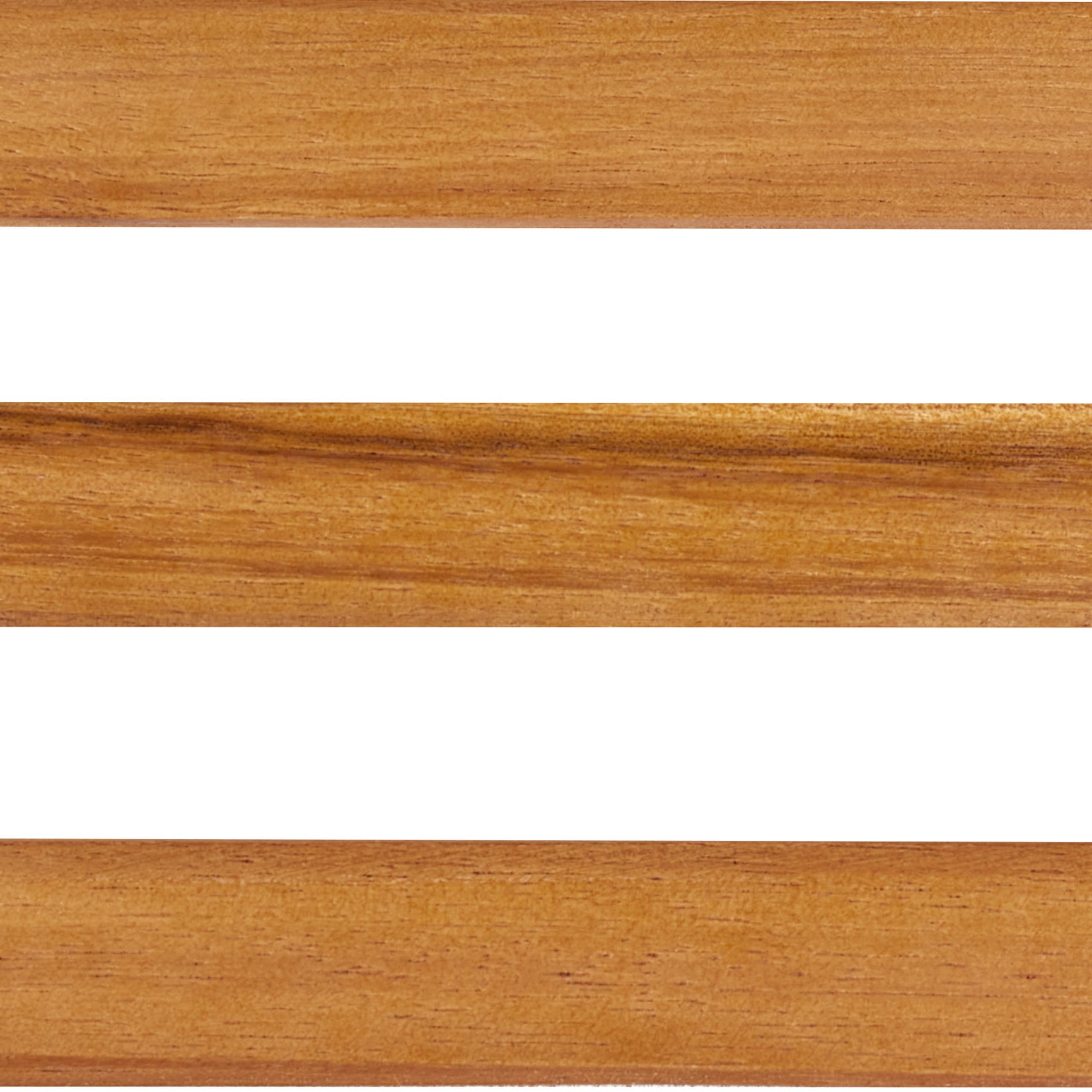 Lot de 2 Tabourets Modernes Rustiques pour l'Extérieur en Bois d'Acacia Clair Bellano
