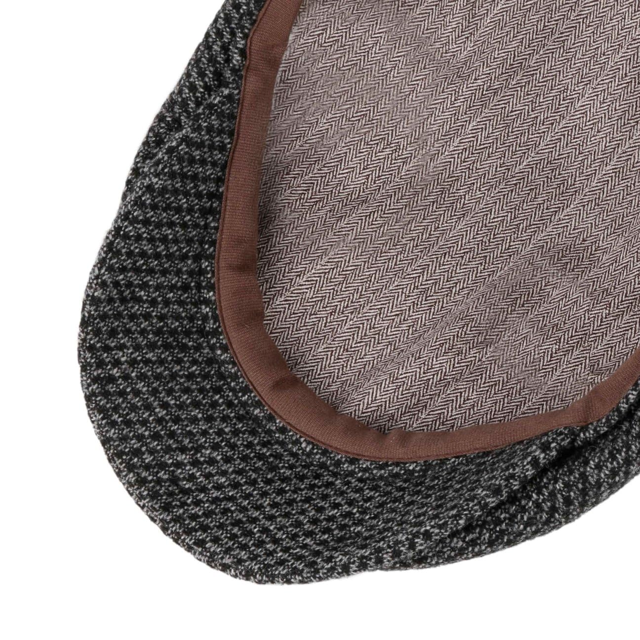 Stetson Milbridge Wool Ivy Flatcap Schirmmütze Klassische Schiebermütze Made in the EU Herren Herbst Winter Mehrfarbig Meliert