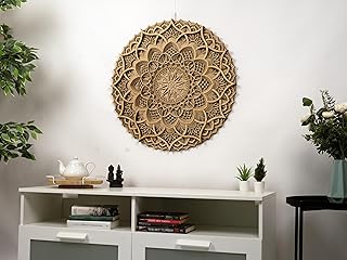 BHDecor Home Wall Decor – Multilayered Laser Cut Carved Elegant Wooden M...