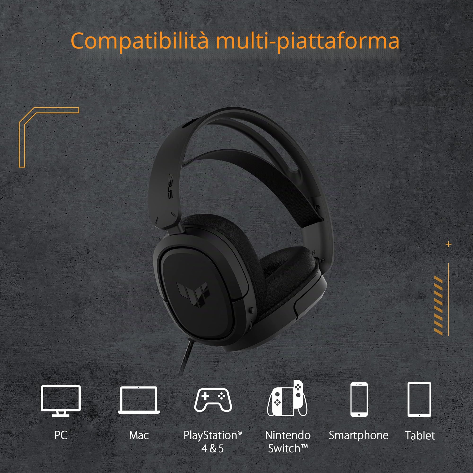 ASUS - TUF Gaming H1 Wireless
