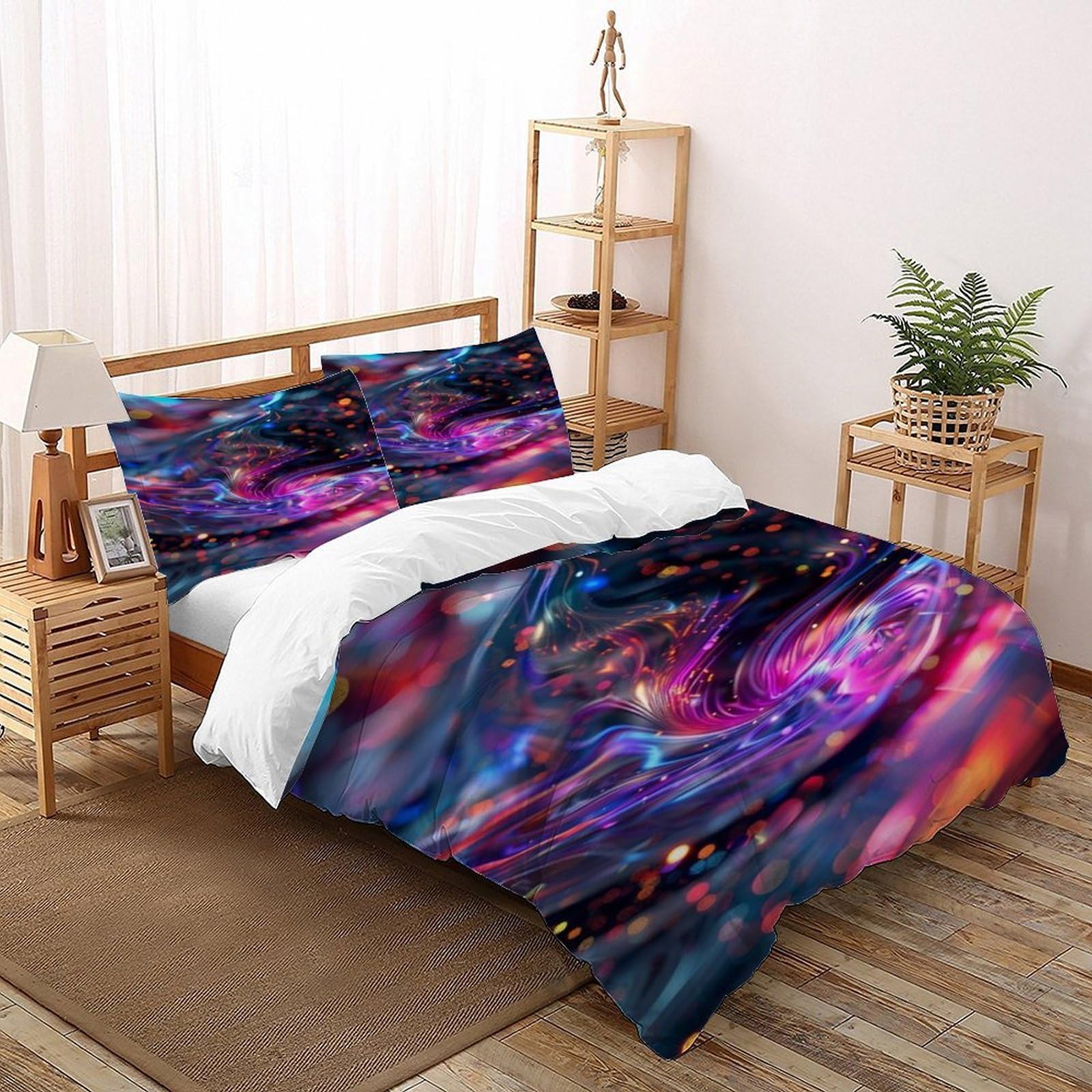Ciel étoilé housse de couette microfibre pour transformer votre chambre adulte