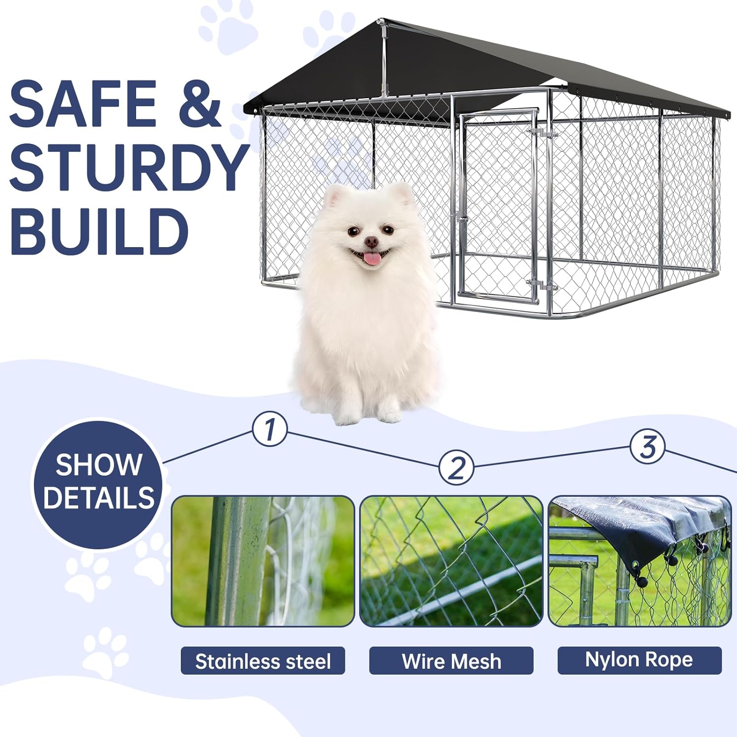 Ultimate Pet Safety: Review of the Heavy Duty Outdoor Dog Enclosure Kennel