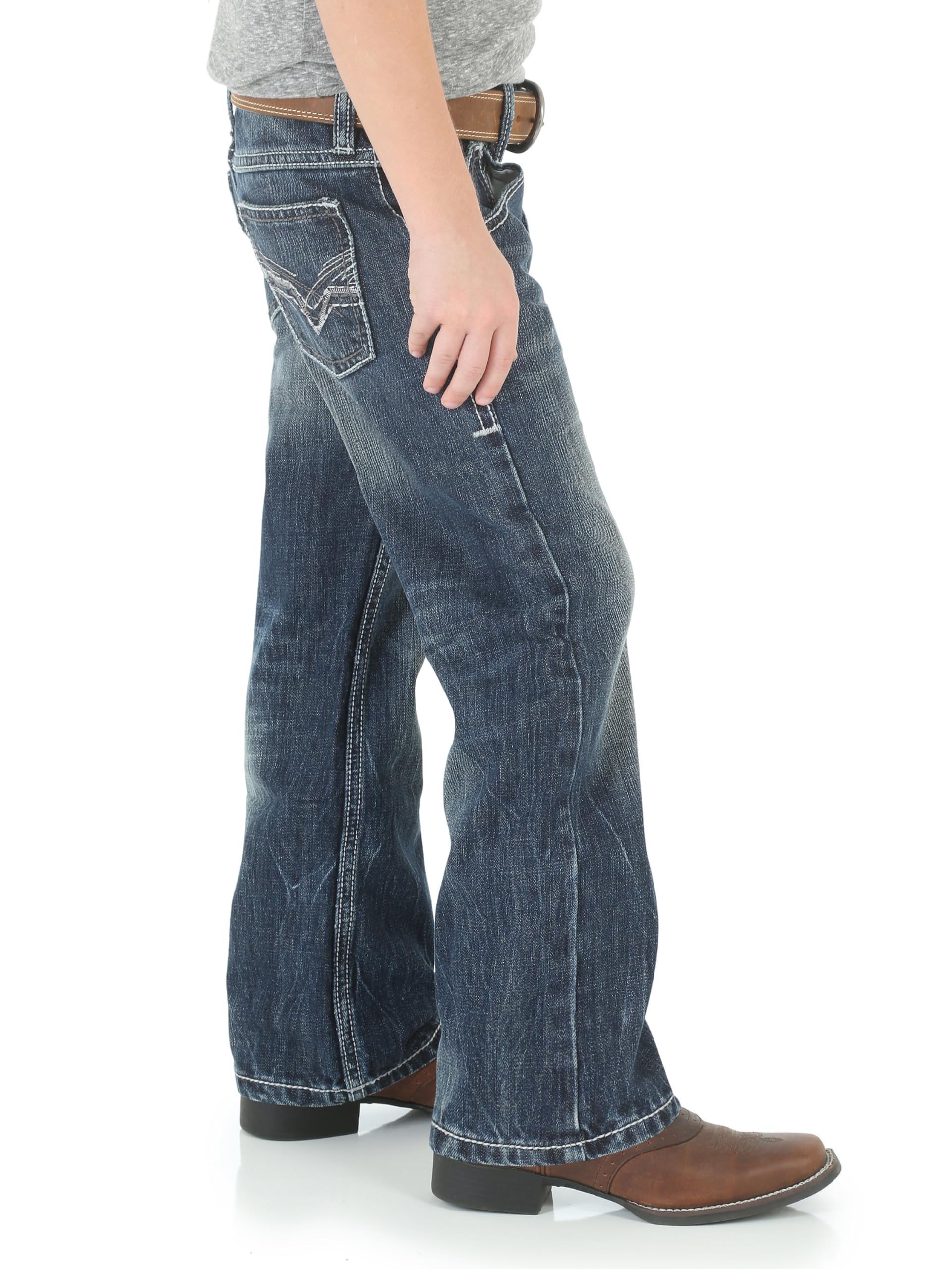Wrangler Jeans da Ragazzo 42 Vintage Boot, Lago Canyon, 11 Slim