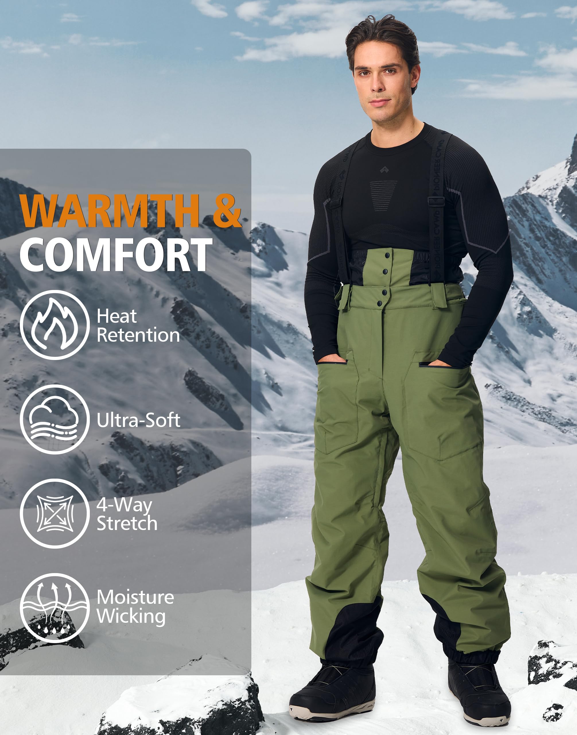 Ensemble de sous-vêtements Thermiques pour Homme - Long Maillot de Corps Thermique et caleçon Long - Respirant - Haut - sans Couture - sous-vêtements Fonctionnels pour Homme - pour Sports