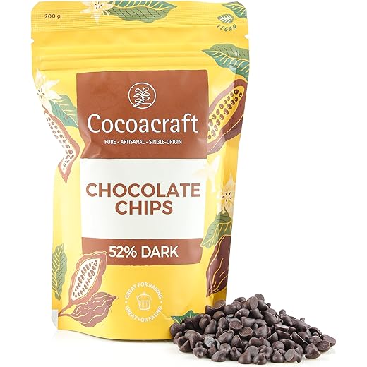 Cocoacraft Mild Dark Chocolate Chips 200gm