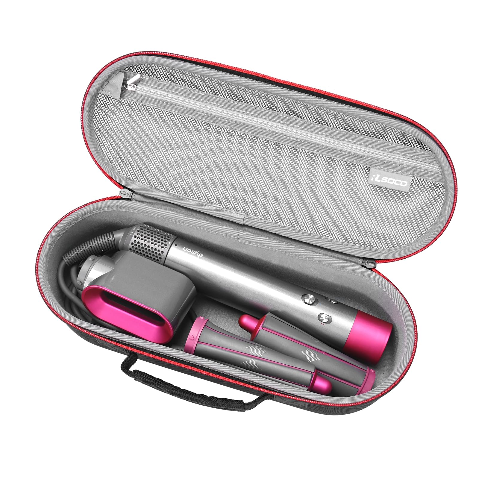 Travel Case for Dyson Supersonic/Supersonic Nural Hair Dryer & Dyson Airwrap/Airwrap i.d./Airwrap Co-anda2x Multi-Styler, Storage Hair Dryer/Airwrap Only for easy travelling (Black)