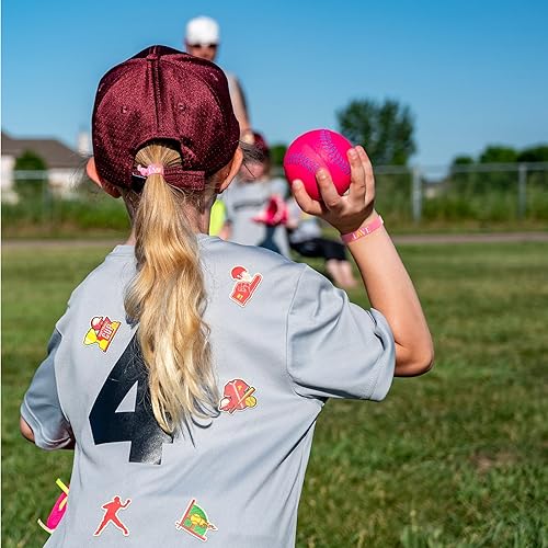 Miniatura 6 de Seajan 122 piezas de regalos de sóftbol para niñas, regalos de fiesta de sóftbol, regalos de softbol para equipo, incluye pulseras con dijes de