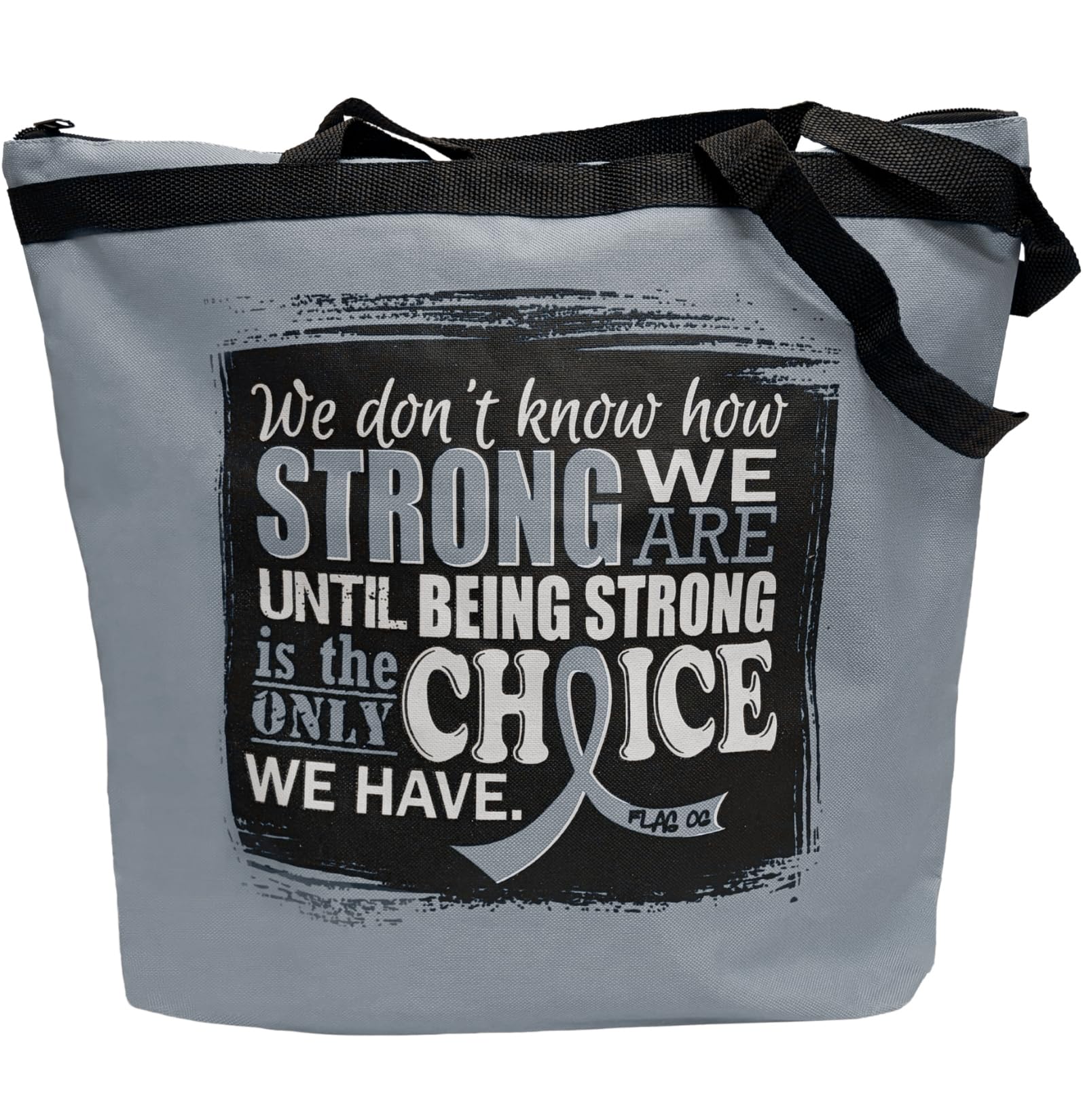 How Strong We Are Darcey Tote Bag for Cancer and Disease Awareness