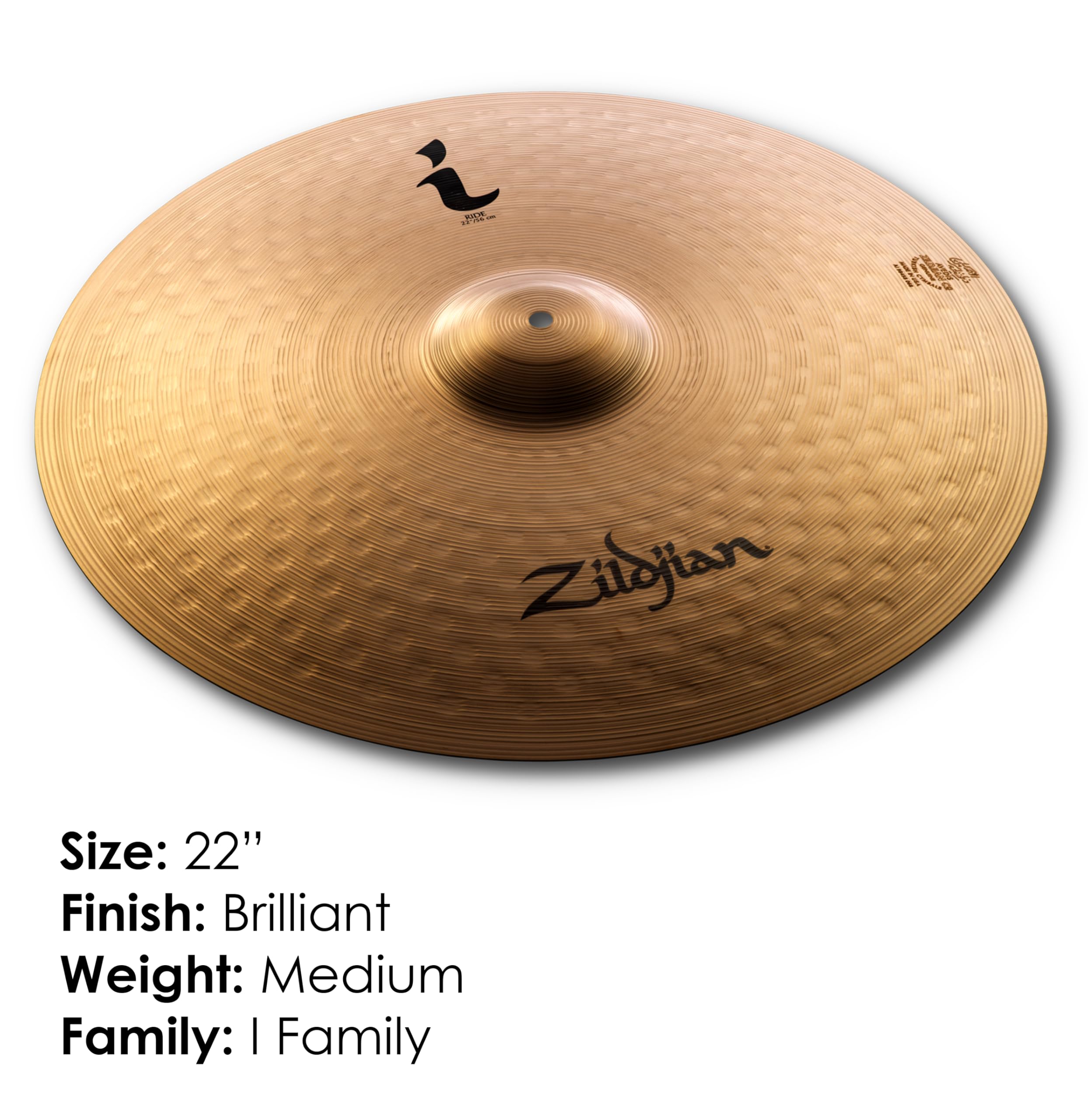 Zildjian I seria rodzinna - talerz do jazdy - 55 cm