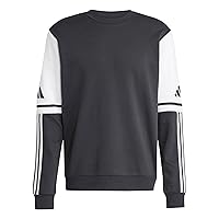 adidas Uomo SQUADRA25 Sweat Crew, Black/White