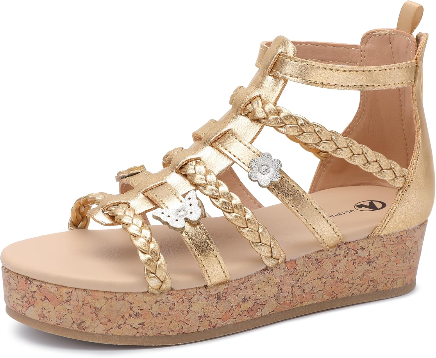 shoeslocker Girls Sandals - Flatform Wedge Comfort