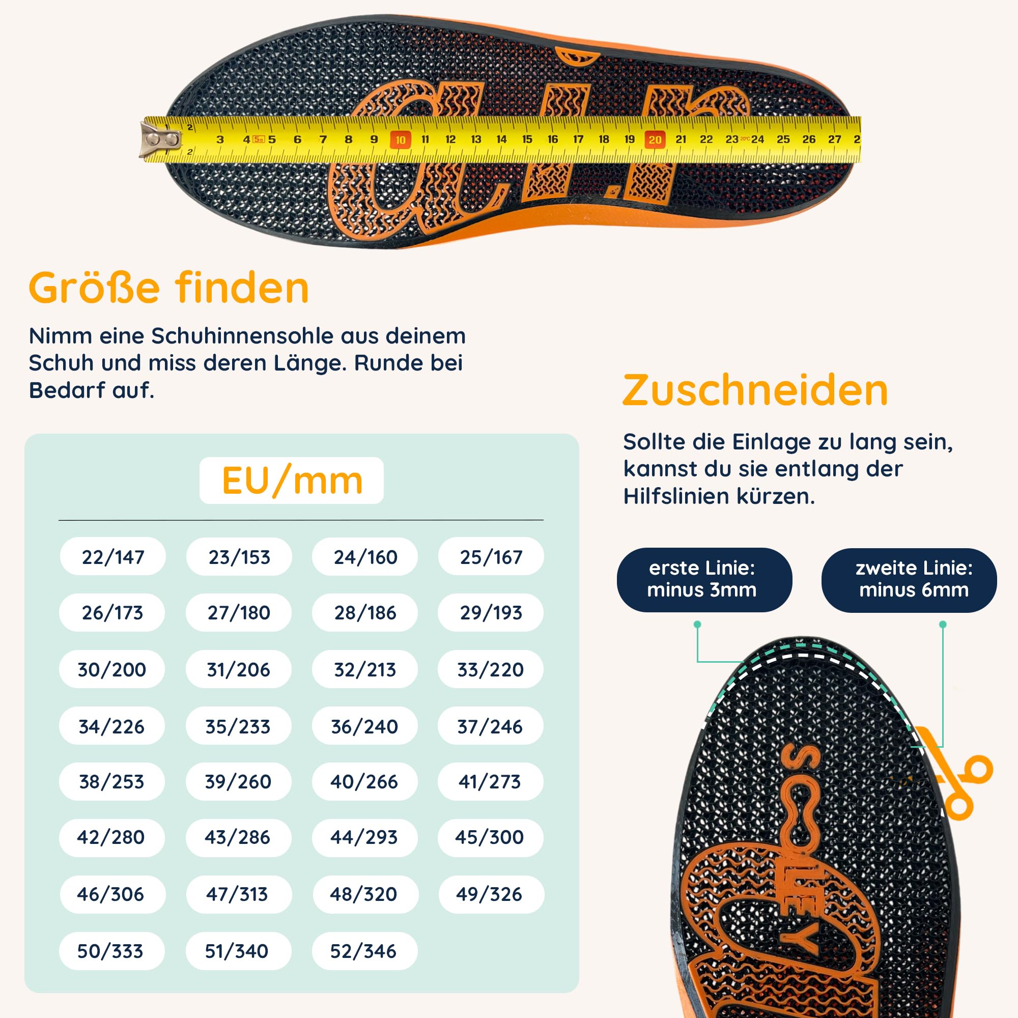 Air Einlegesohlen – Ultraleichte & atmungsaktive Schuheinlagen mit modernster 3D-Drucktechnologie – Ideal bei Plattfuß, Knick-Senkfuß & zur Fußstabilisierung im Alltag und Sport