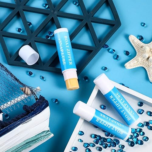 Miniatura 8 de BBTO 3 piezas de lubricante de cera con cremallera y cremallera para el cuidado de barcos, tubo de lubricante a presión para barco, lona, traje de