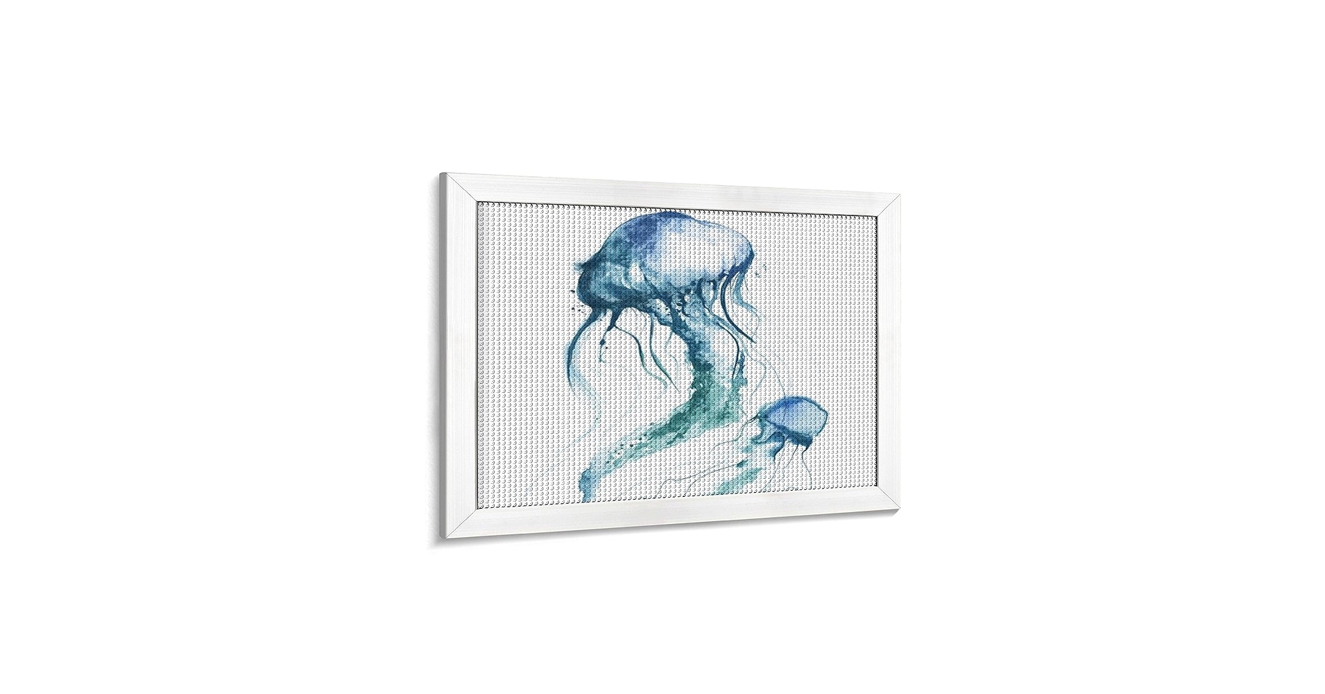 クラゲアート Amazon | ダイヤモンドアート クラゲ 水彩 ダイヤモンド刺繍