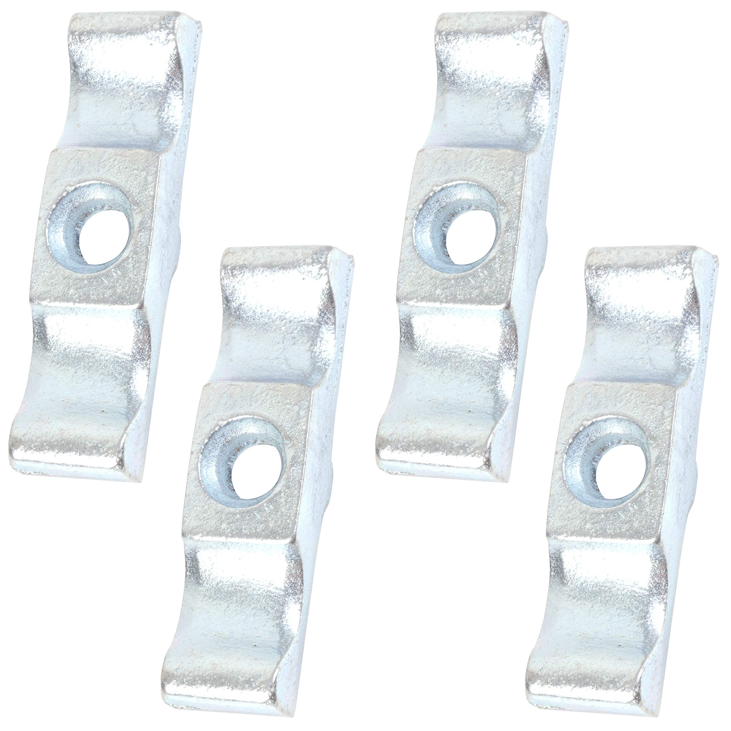 4X Large Zinc Plated Turn Buttons 2" (47mm) Cabinet Cupboard Wardrobe Hutch Cage Coop Door Latch Catch Lock