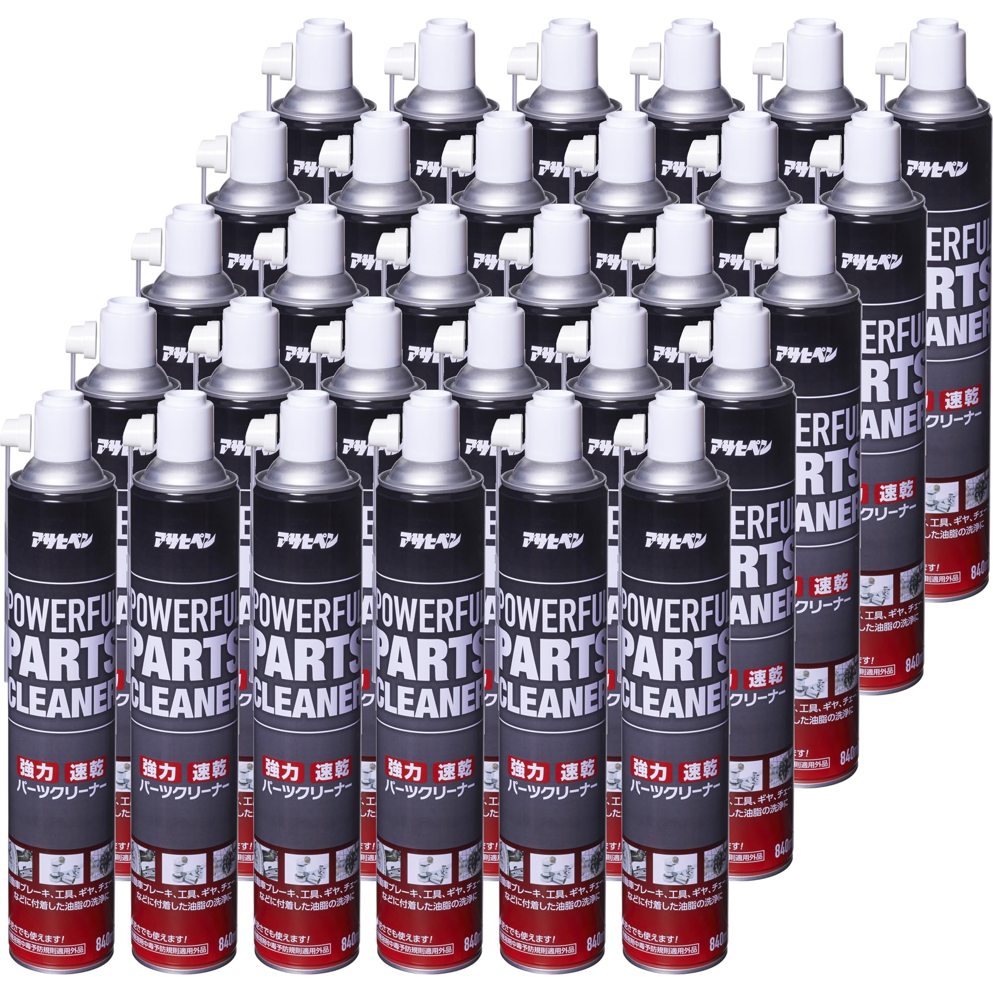 Amazon.co.jp: アサヒペン 超強力パーツクリーナー30本セット 840ml×30 