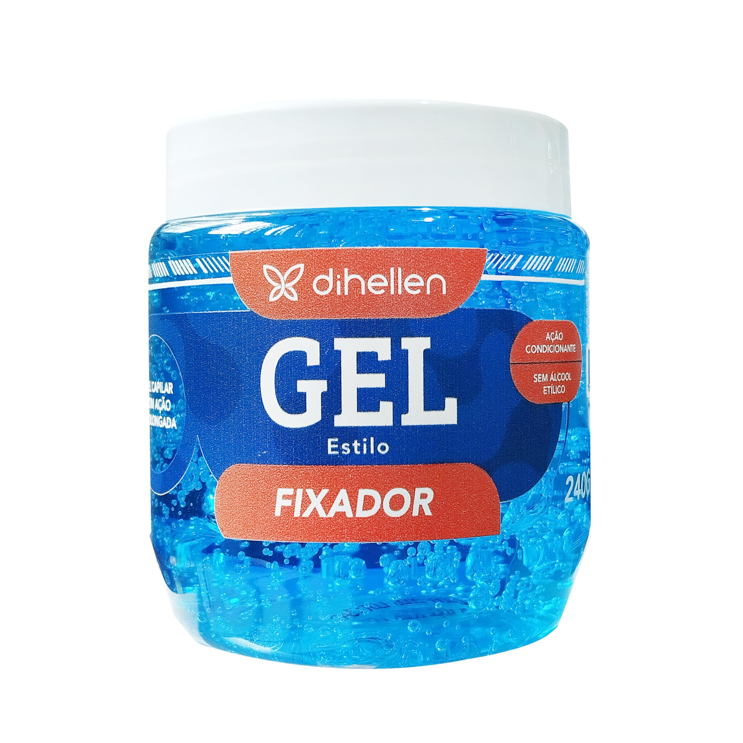 Di Hellen Cosméticos Gel Fixador Estilo Sem Álcool Azul | Amazon