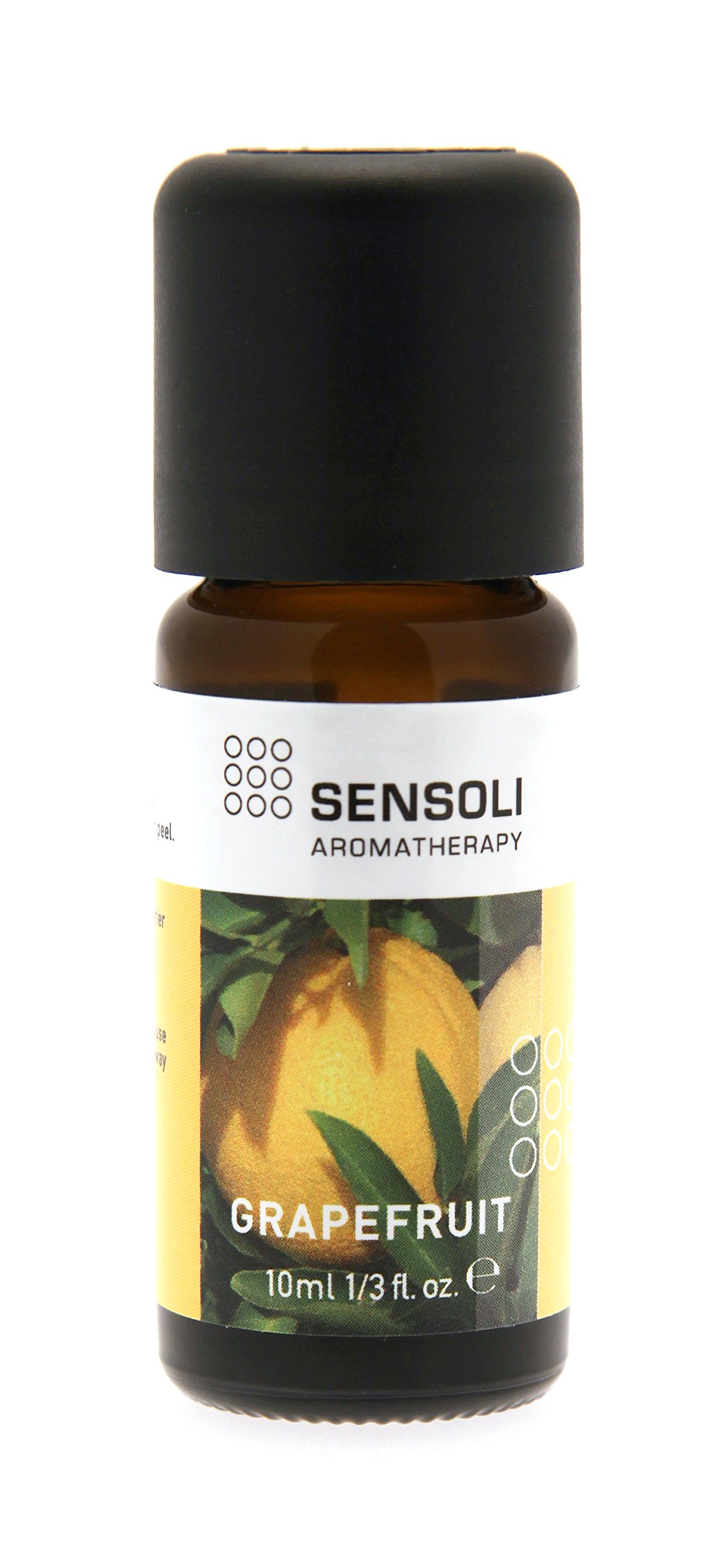 SENSOLI Grapefruit Essential Oil 10ml - Pure and Natural Essential Oil for Aromatherapy and Diffusers