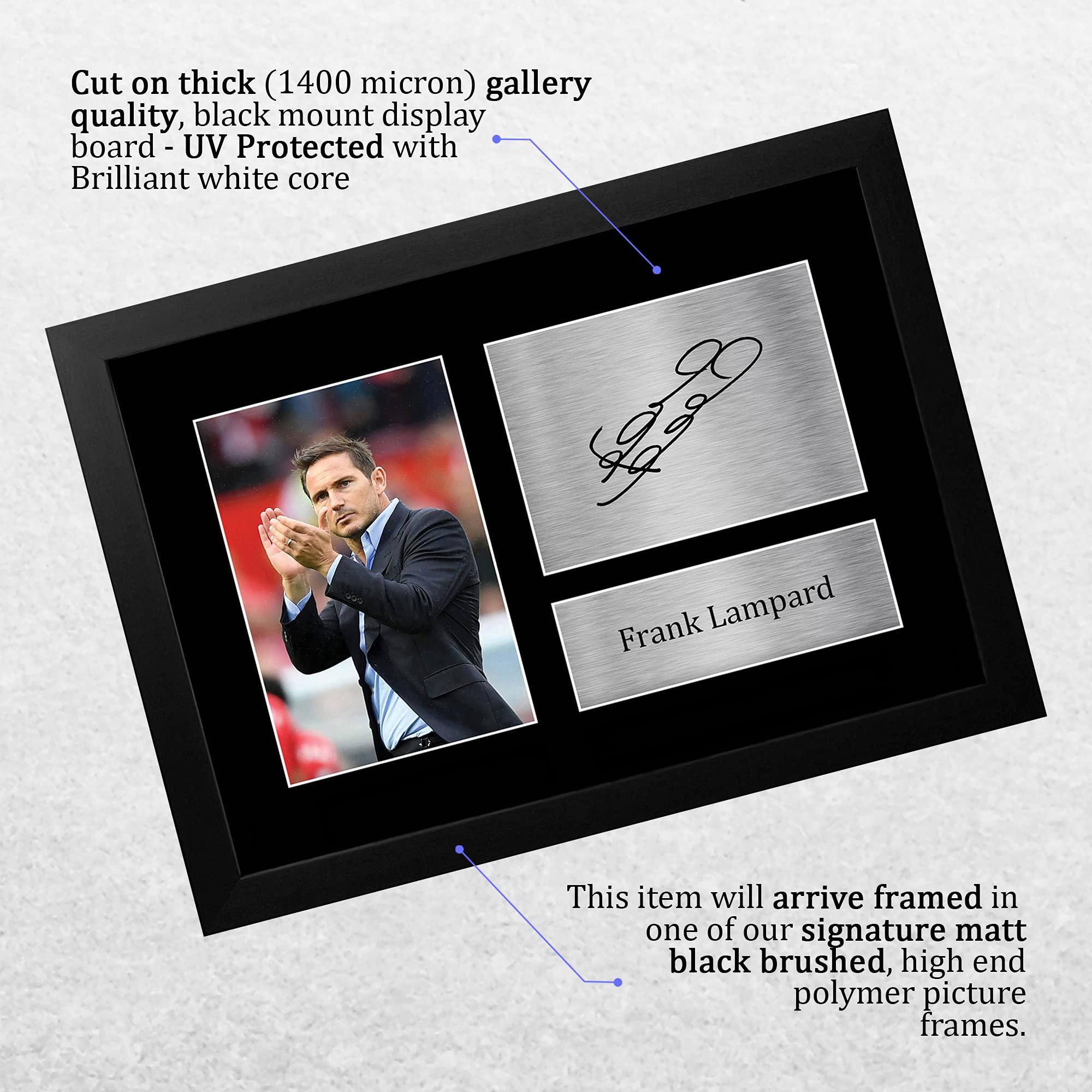 HWC Trading FR A3 Cristiano Ronaldo Real Madrid Memorabilia Stampati Autografo Firmato Esposizione Della Fotografia Per Gli Appassionati Di Calcio E Sostenitori - A3 Incorniciato
