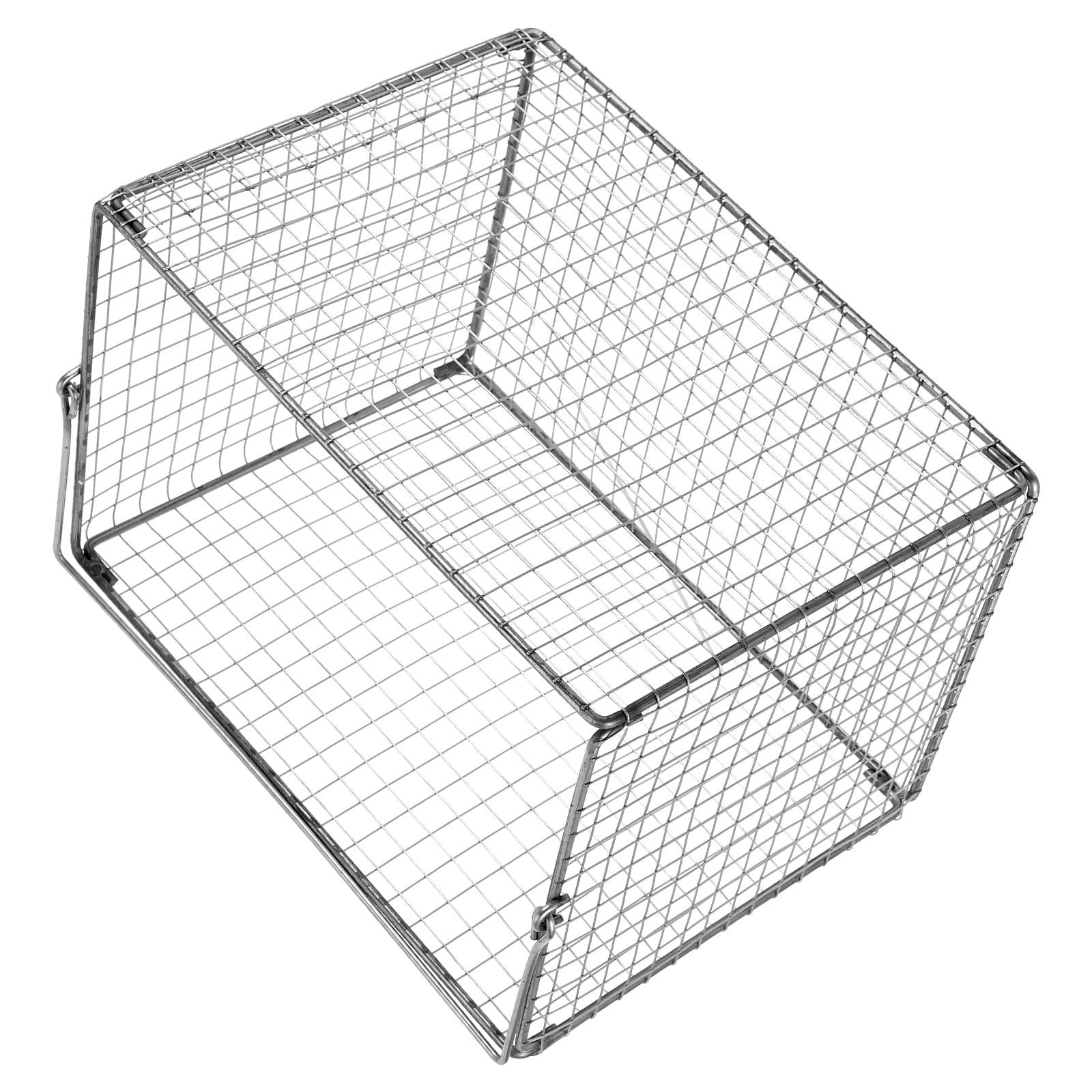 Cesta Ultrasónica con Mango Plegable de Acero Inoxidable