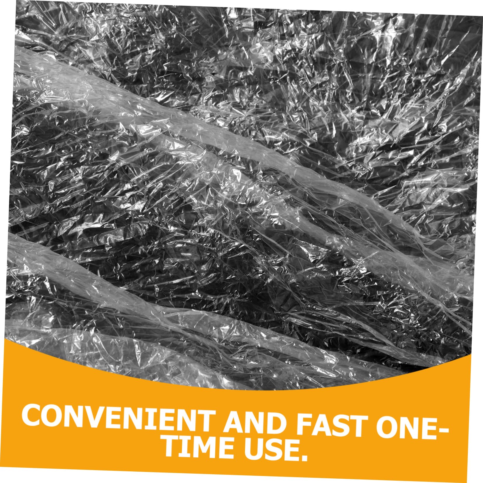 Zerodeko Disposable Plastic Car Cover for Suvs Pe Rain Cover Visibility for Outdoor and Indoor Use — view 7