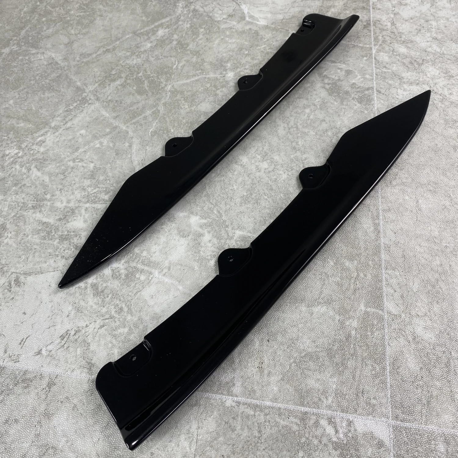 Uniwersalny spoiler Do BMW 3 Series M Pack F30 320d 325i | 330i 330d 340i 12-19 Body PSM Style Gloss Black Tylny Dokładka przedniego zderzaka