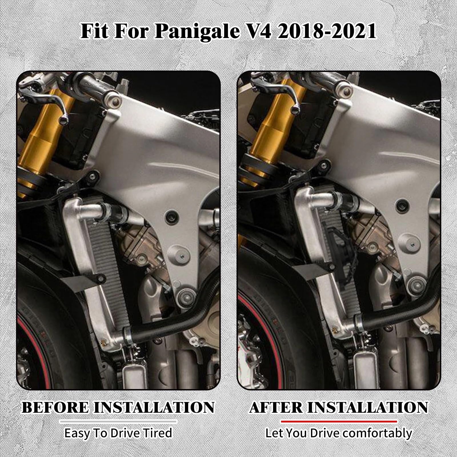 Zestaw wentylatora 1 szt. Prawy wentylator chłodnicy z tworzywa sztucznego, elektryczny, pasujący do Panigale V4 2018 2019 2020 2021 Moduł sterowania wentylatora