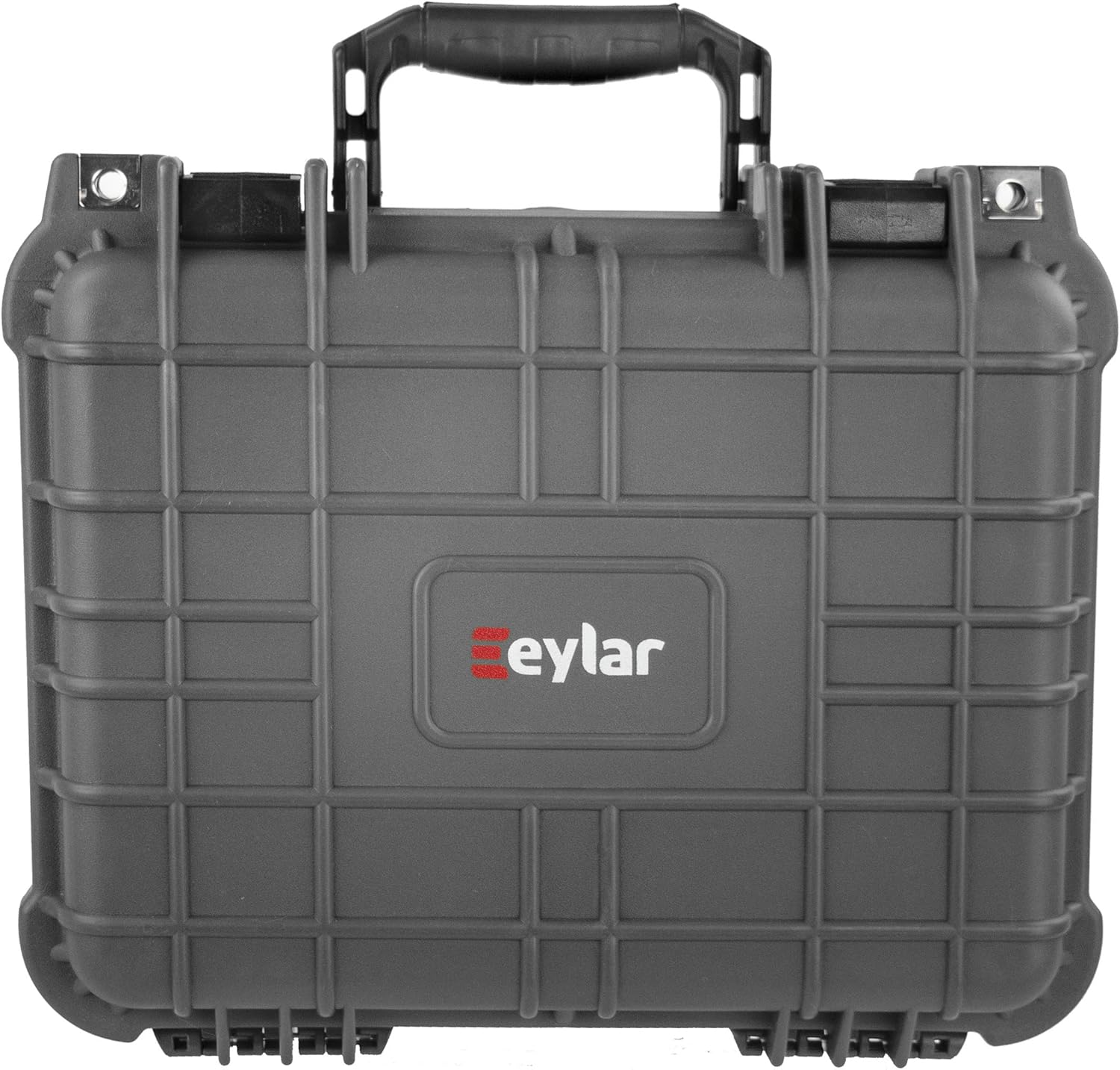 Eylar Protective Gear and Camera Hard Case Water & Shock Proof with Foam 13.37 inch 11.62 inch 6 inch Gray