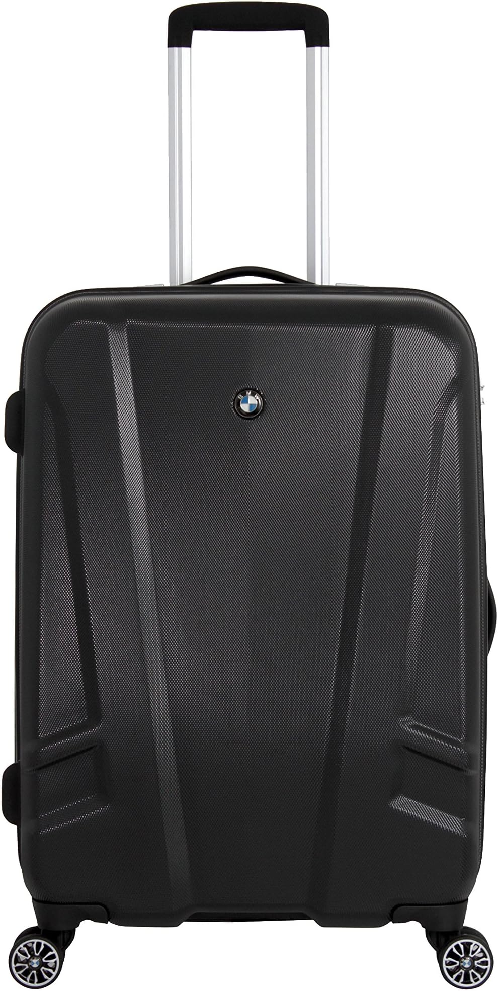 23" Hardside Spinner Suitcase Color: Black