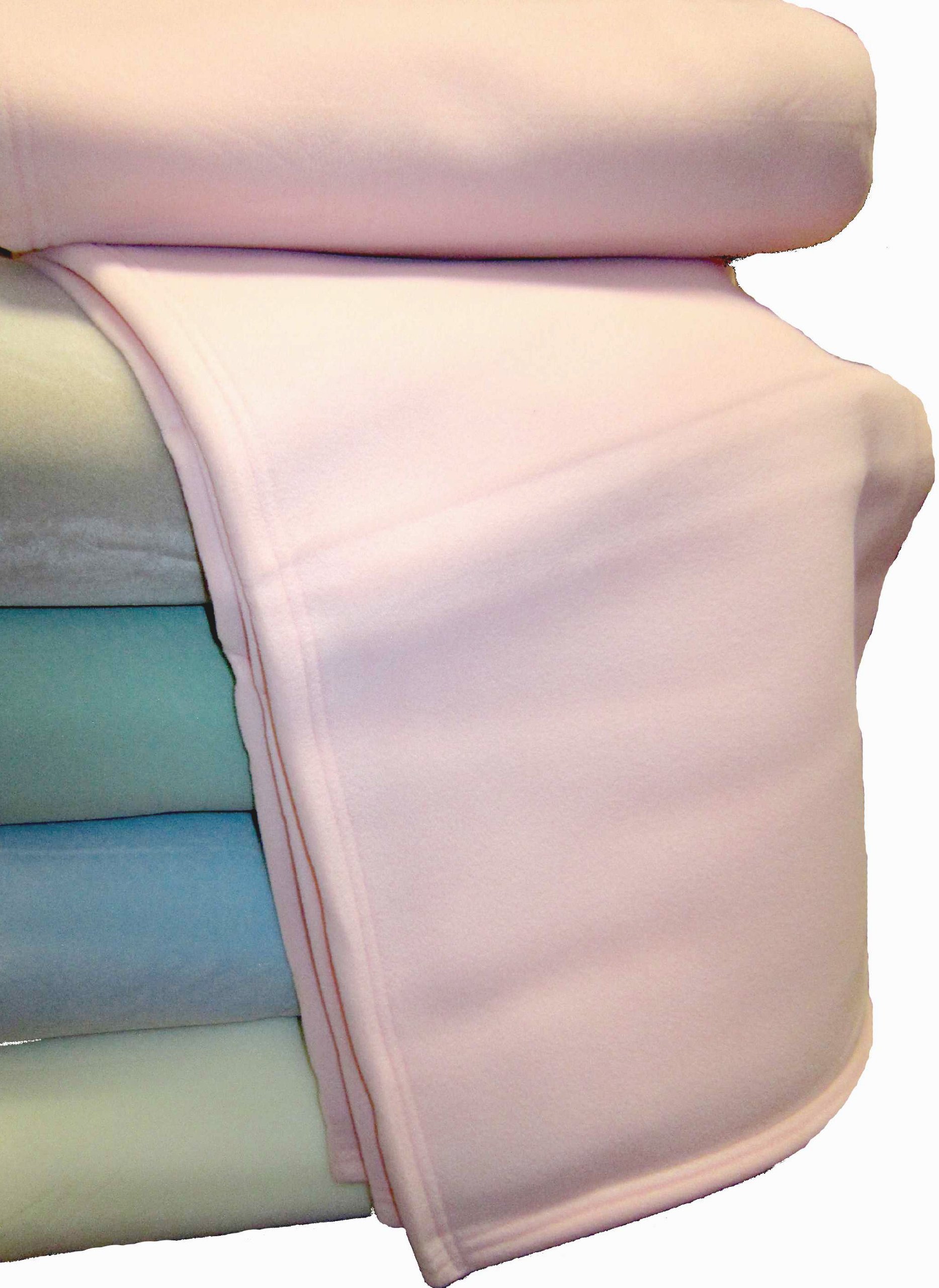 King Size Thermalux Green, Luxury Super Soft Plush Blanket/Throw, Pale/Light Mint Green