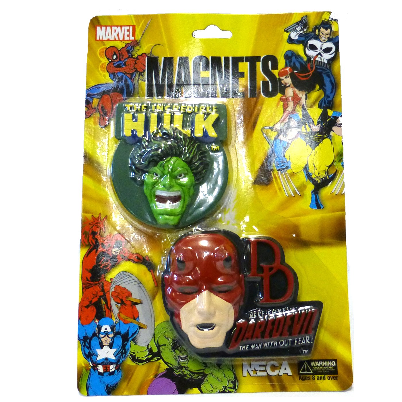 Magnet set Hulk et Daredevil Marvel Comics idee cadeau pour fan de BD