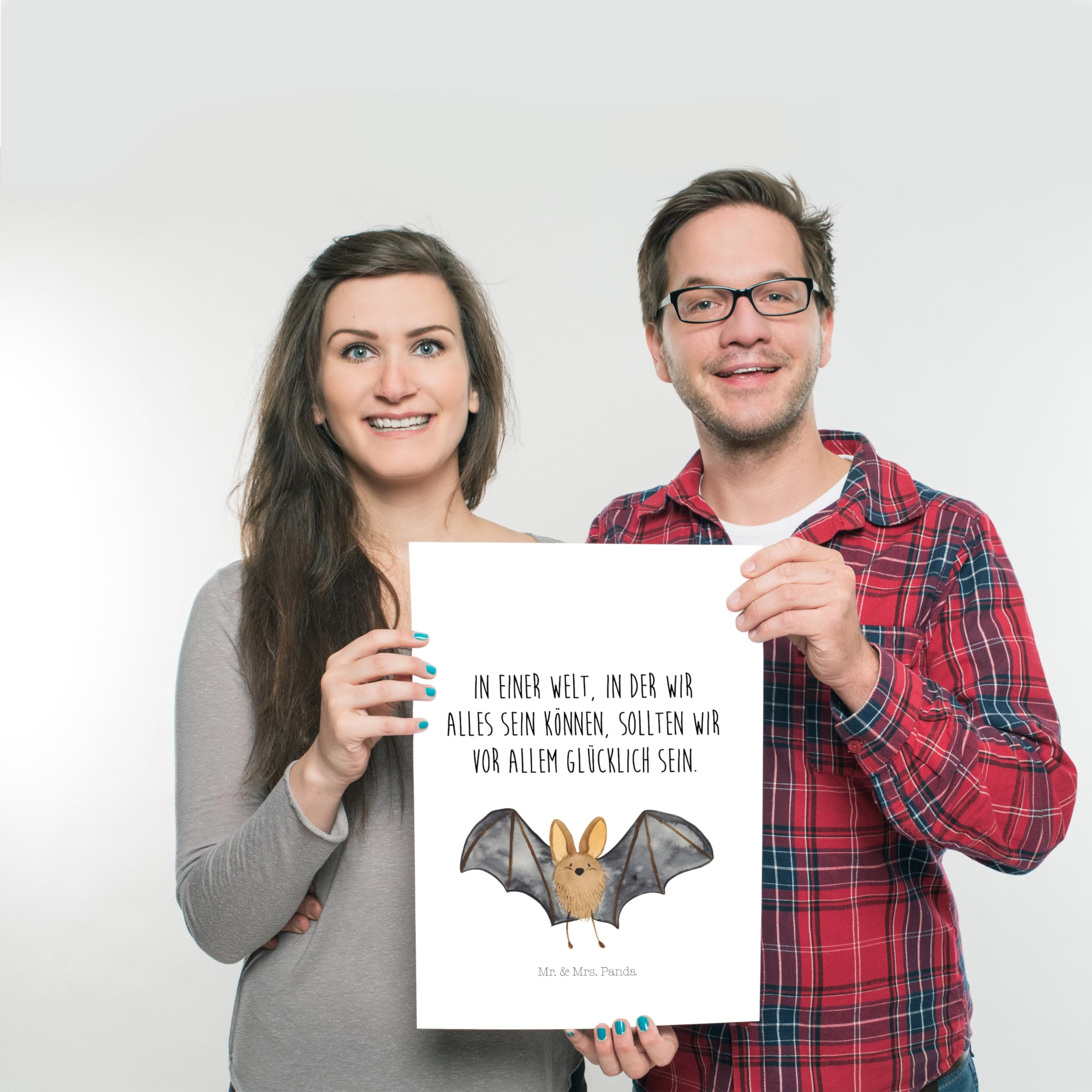 MR. & MRS. PANDA Anstecknadel Fledermaus Sitzen Produktbild-Vorschau 6