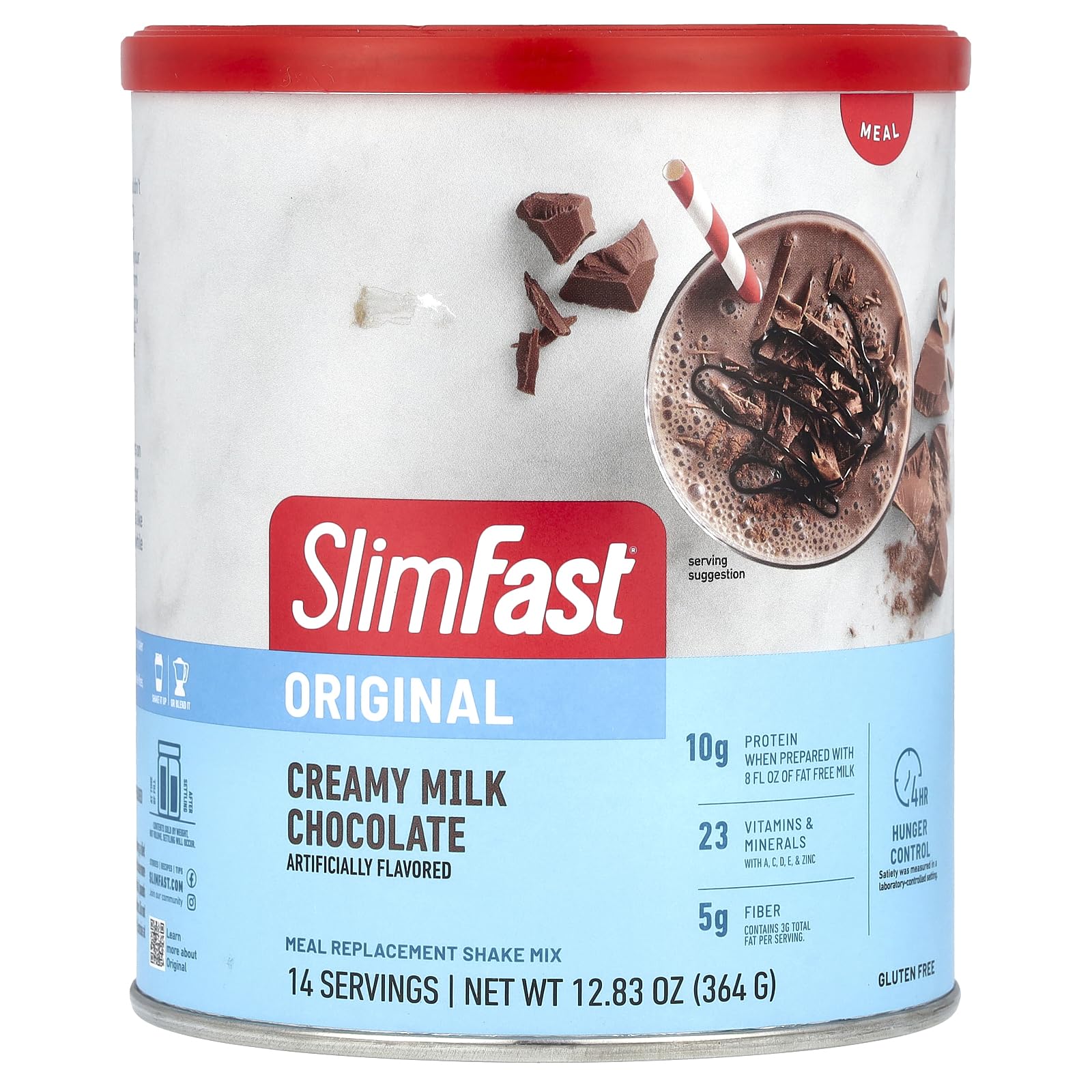 SlimFastOriginal Meal Replacement Shake Mix, Chocolate, 12.83 Ounce