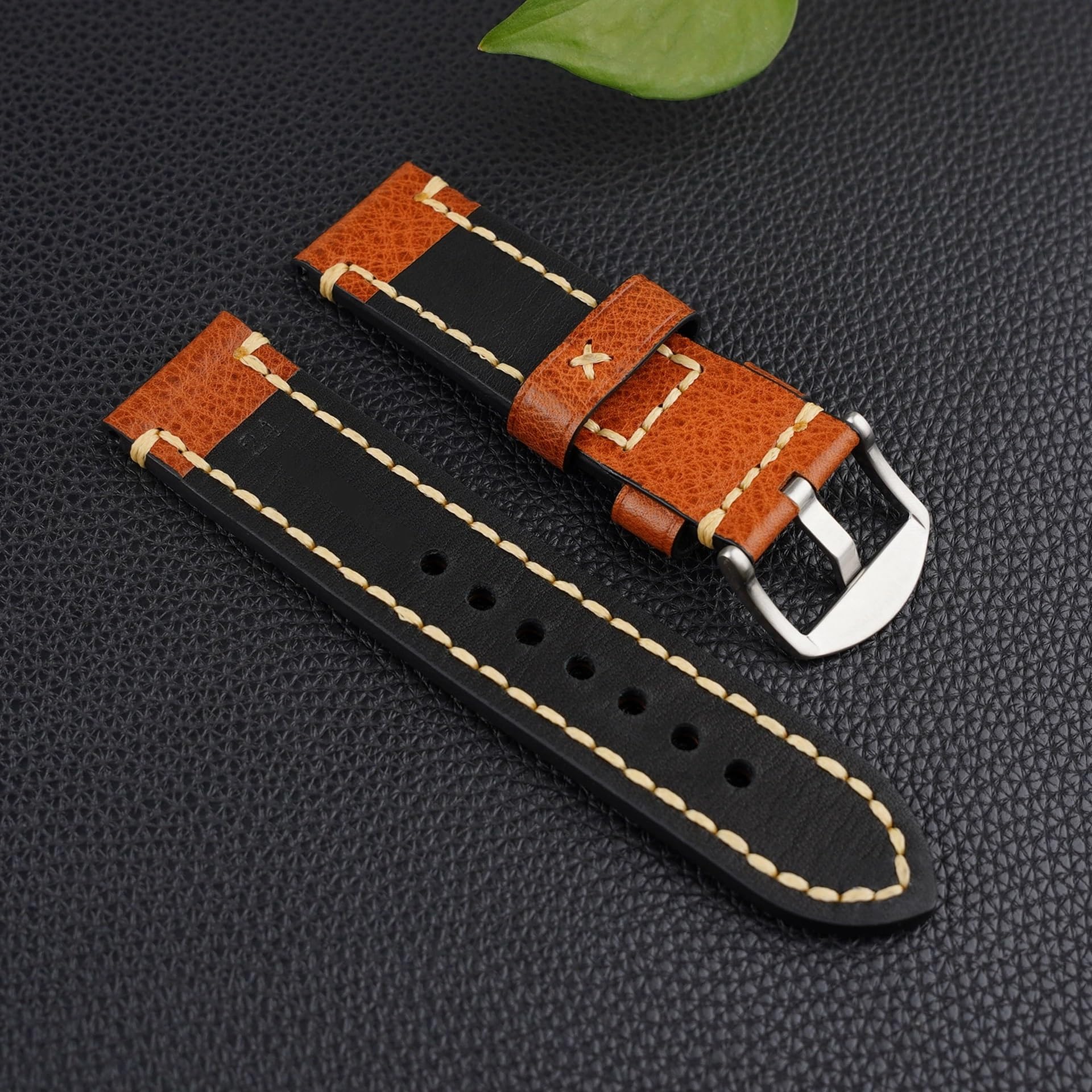 18 20 22 24 26mm skórzany pasek do zegarka akcesoria unisex moda retro codzienna opaska sportowa
