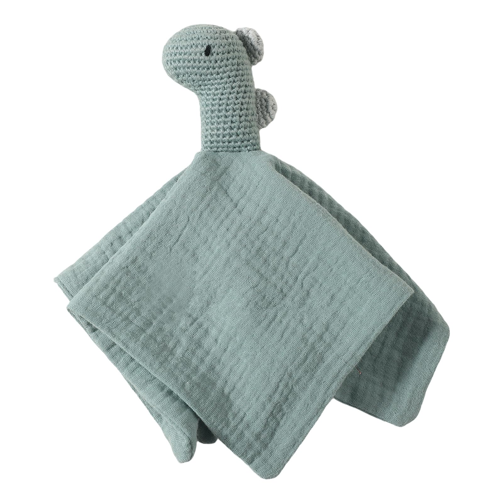 kokdid Lovely Baby Soother Doll Crocheted Animal Appease Comforting Towel Pacify Handkerchief for Newborns and Toddler Appease Towel