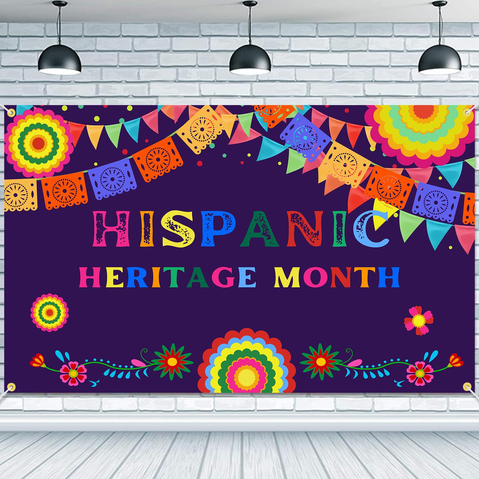 Hispanic Heritage Month Banner – Lateinamerikanische Dekoration Für Klassenzimmer & Zuhause, 180x110 Cm
