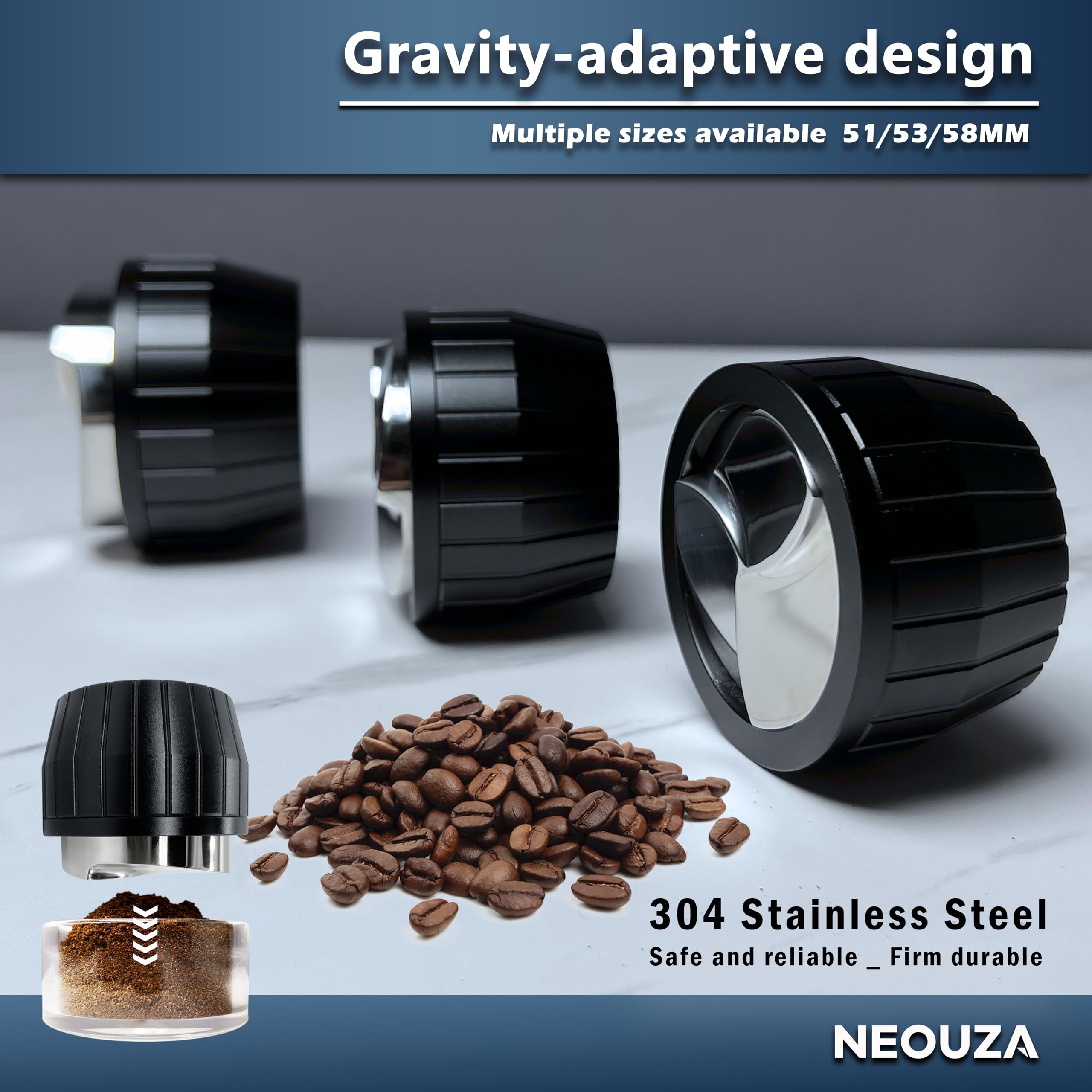 Pressino For Caffè Espresso E Distributore Di Caffè Da 51/53