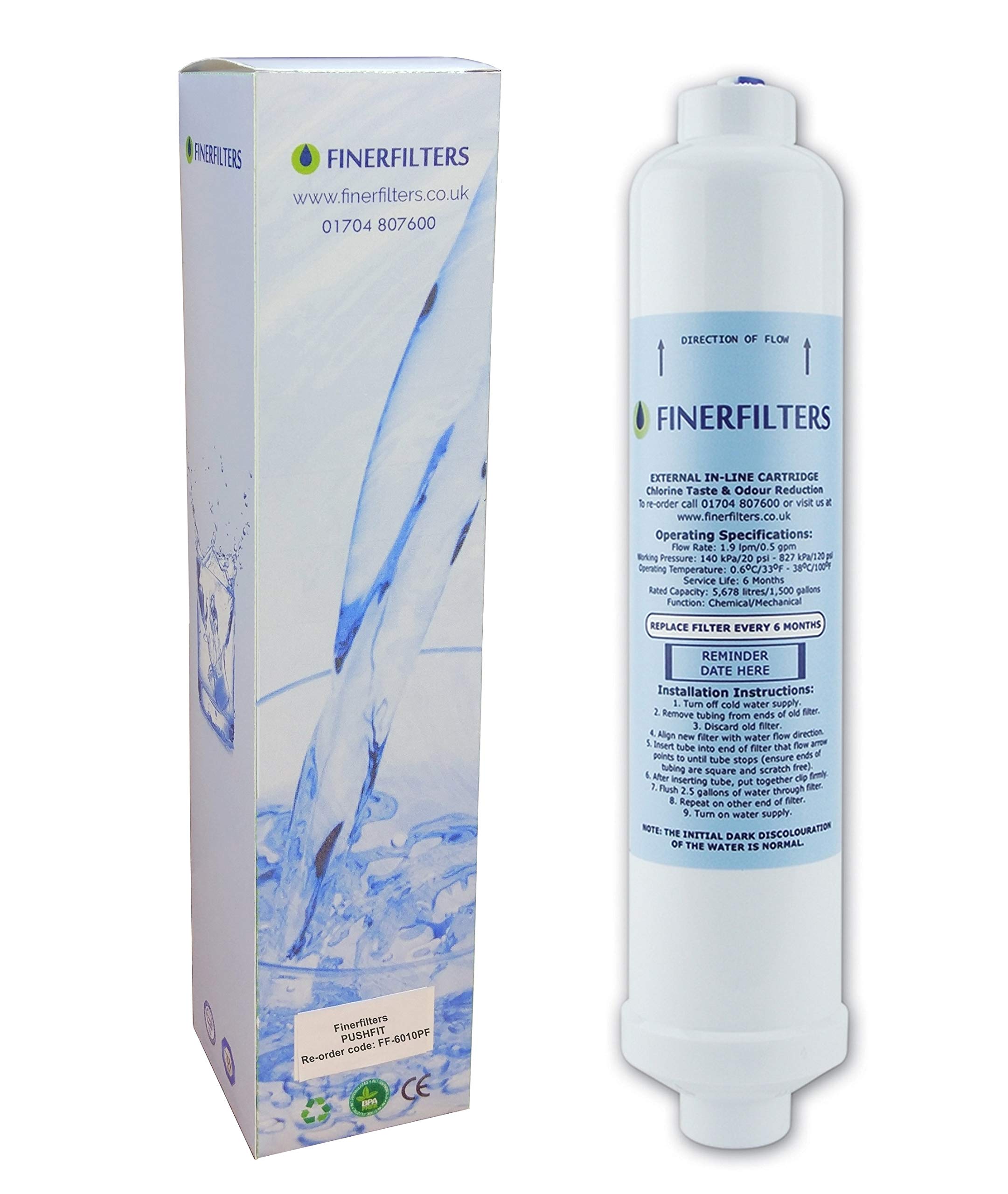 1 x Samsung & LG Compatible Filter Replace DA29-10105J WSF100 EF9603 BL9808 by Finerfilters