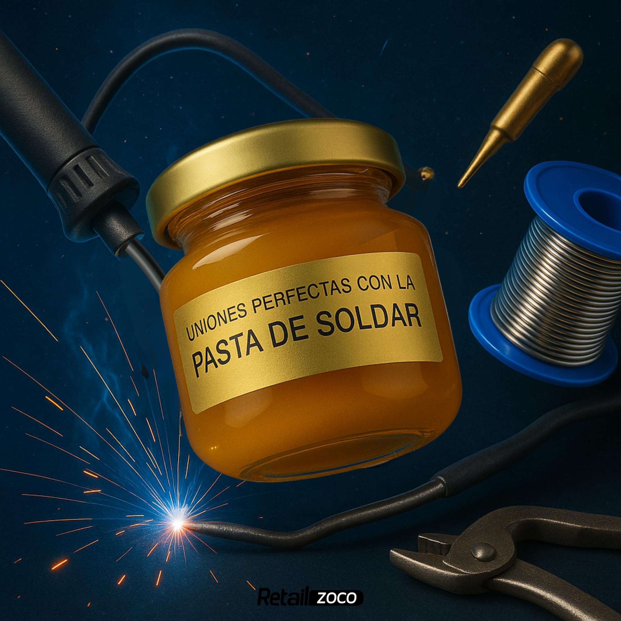 Flux de Soldadura, Pasta De Soldadura Sin Plomo, Flux decapante, Soldadura en Pasta, Ideal para soldadura con o sin plomo, Limpia el soldador y alarga su duración, Capacidad 50 cc - imagen 6