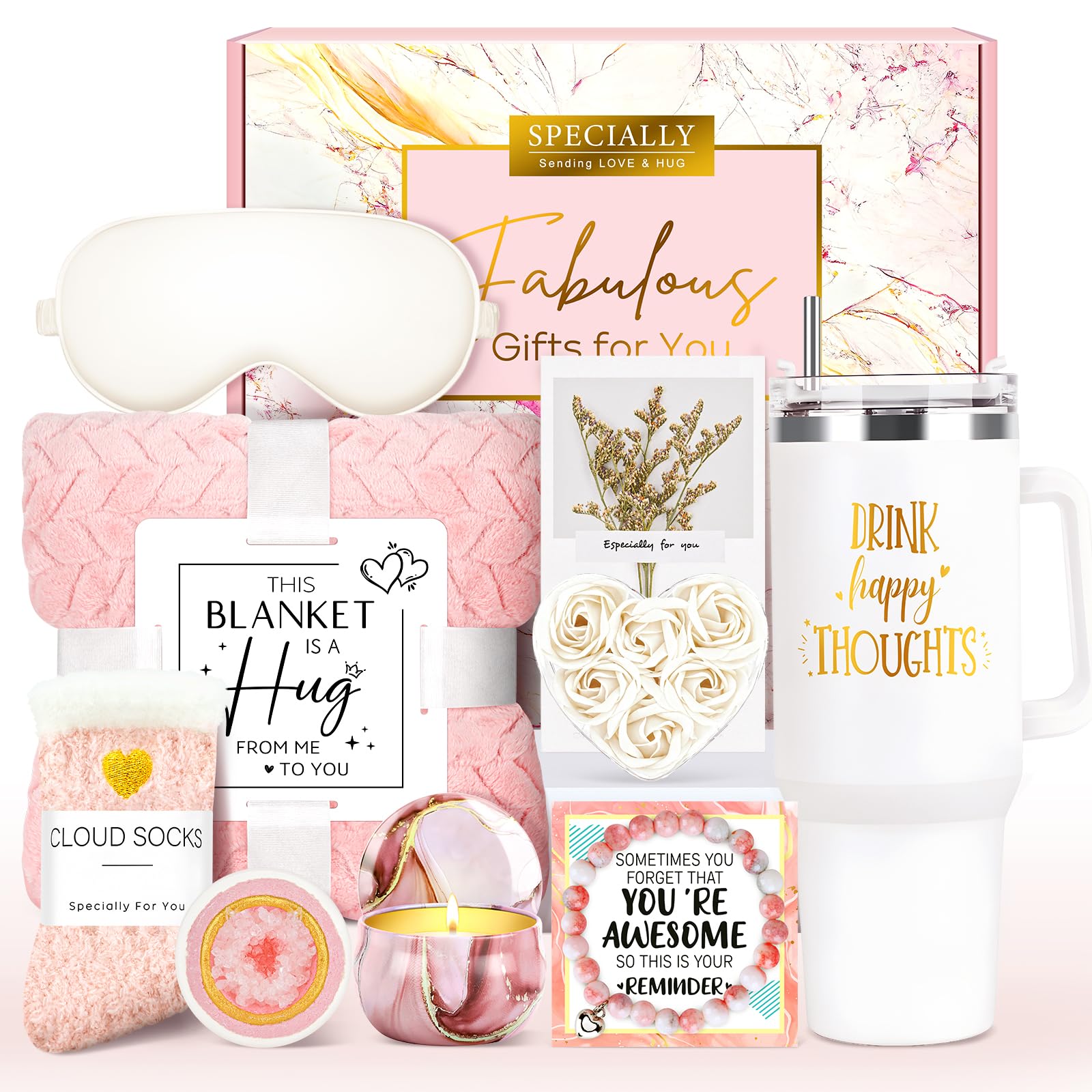 Gift Baskets for Women Birthday Gifts for Women Unique Get Well Gift for Woman Luxury Self Care Gifts