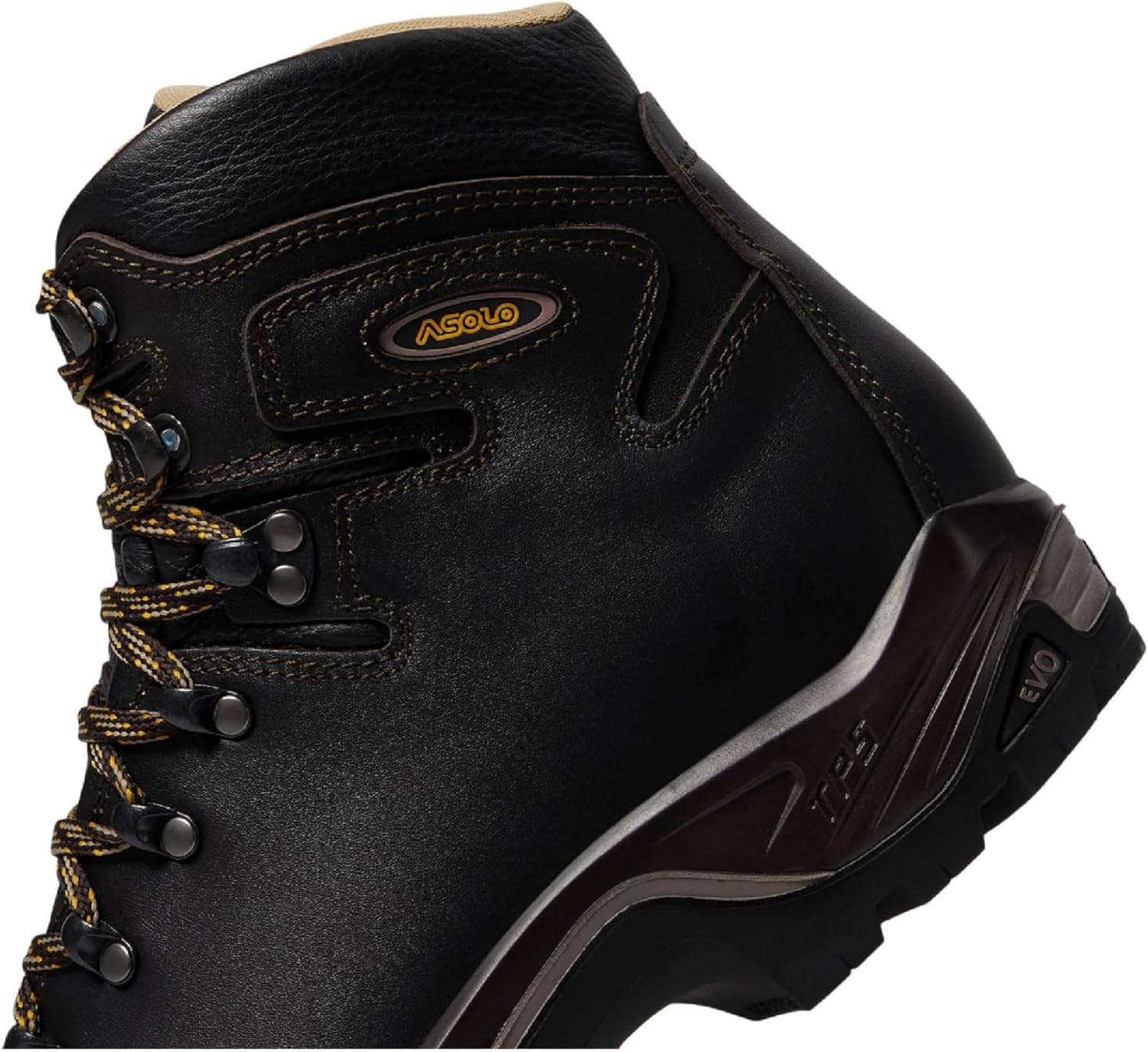 ASOLO Women's TPS 535 LTH V EVO Backpacking Boots – Full-Grain Leather Water Resistant High-Cut Hiking Boots for Trekking