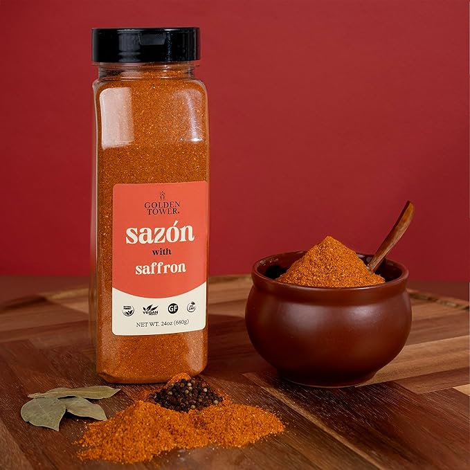 Sazonador Golden Tower con Azafrán - 24 oz miniatura 6