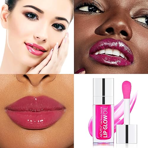 Miniatura 3 de Aceite de brillo labial, tinte de aceite labial para cuidado de labios y labios secos, aceite hidratante para labios, brillo de labios transparente,