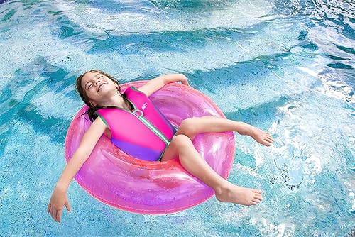 Miniatura 7 de Chaleco de natación para niños y niñas, flotantes, flotabilidad