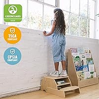 Vista 27 de ECR4Kids Taburete y silla Flip-Flop, muebles para niños, lavado blanco