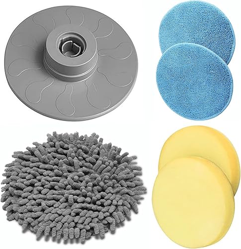 Sweepulire Almohadilla para fregar y cabezales de cepillo de fregona de felpilla reemplazables para cepillos de limpieza Sweepulire