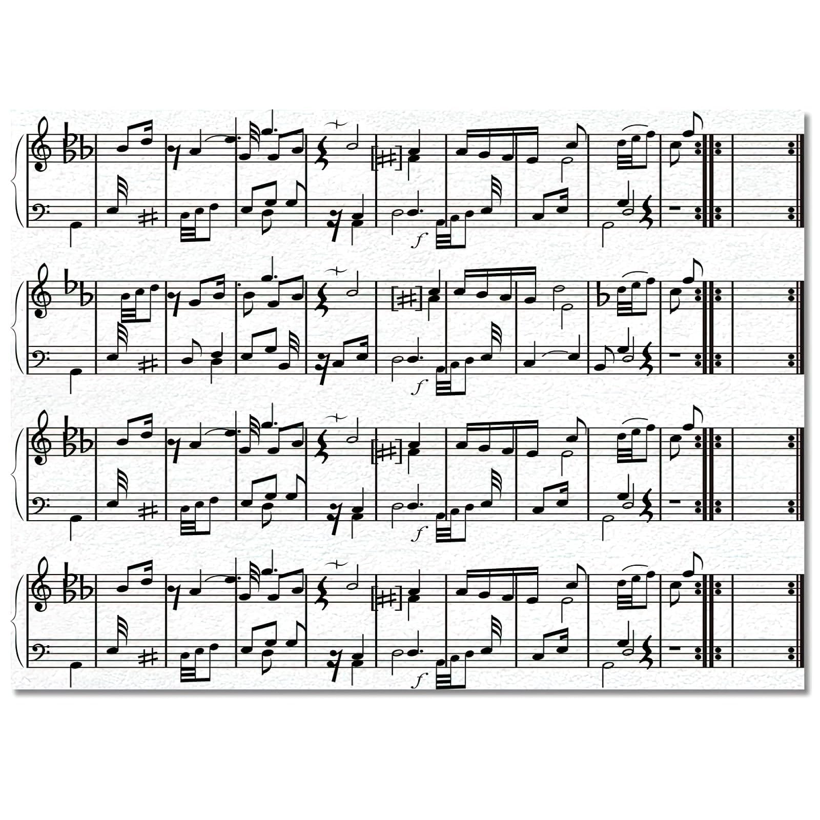 Alfombra de notas musicales en blanco y negro, alfombra suave con partitura de piano para sala de estar, dormitorio, comedor, oficina en casa, alfombras suaves, 140 x 200 cm
