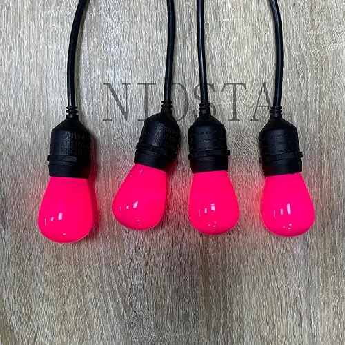 Miniatura 5 de Bombillas de repuesto S14 de 15 unidades, color morado de cerámica, incandescente de 11 W, base mediana E26