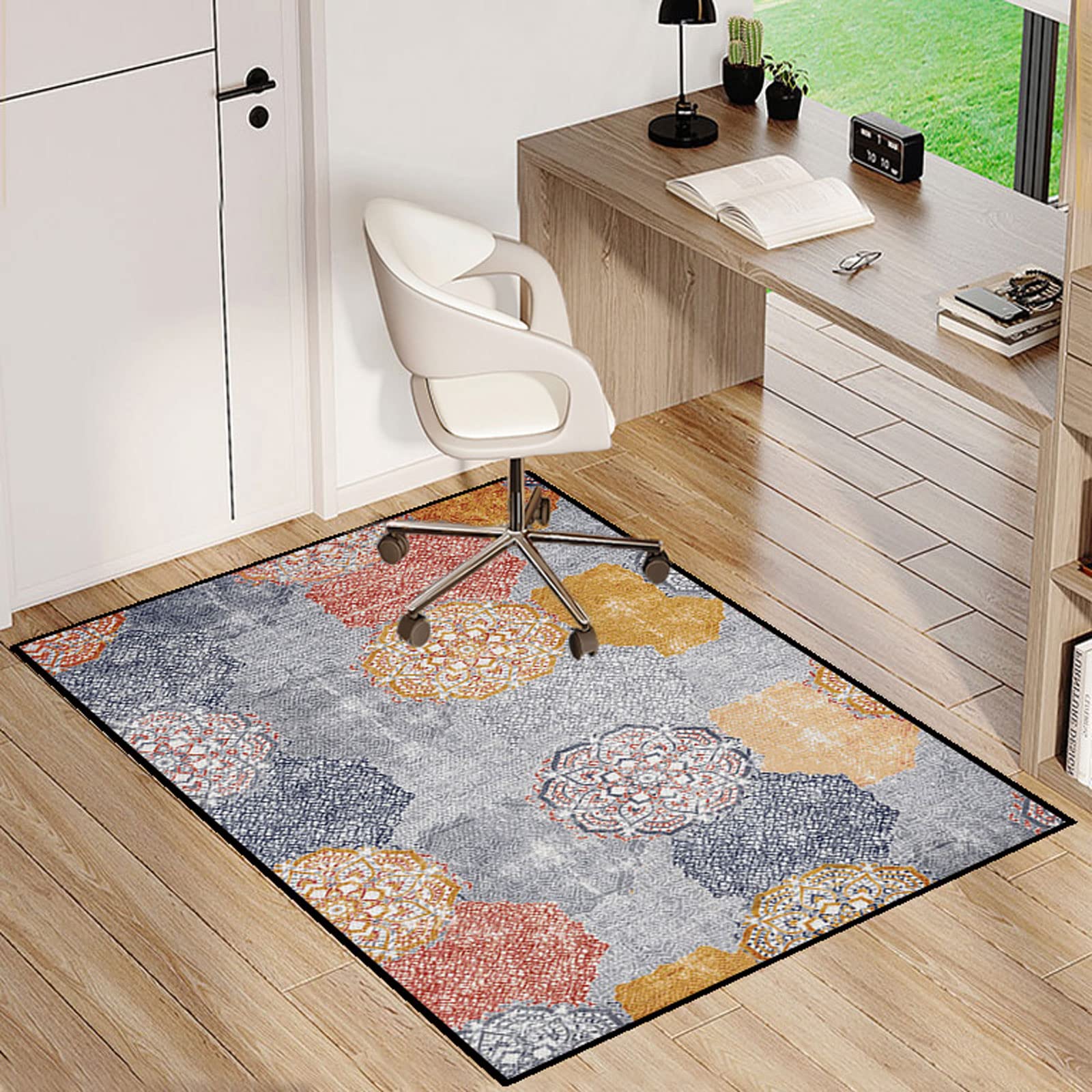Single tree forest Chair Mat For Hardwood Floors,Office Chair Carpet，Multi-Purpose Floor Protectors For Rolling Chairs，Area Rug，anti-skidding And Stop Noise,Available In A Variety Of Colors And Sizes — image 1