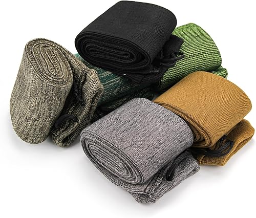 Miniatura 5 de Calcetines de pistola tratados de silicona, 54 x 4 pulgadas, diseño elástico para pistola de punto para rifles y escopetas sin visores, accesorios